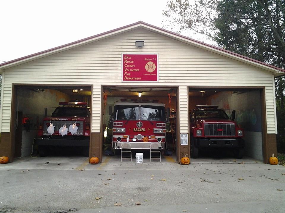 Station No. 5 ready for Trick or Treat.